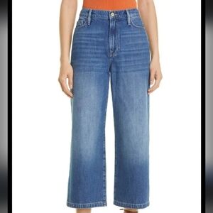 Frame Ali Wide Leg Crop